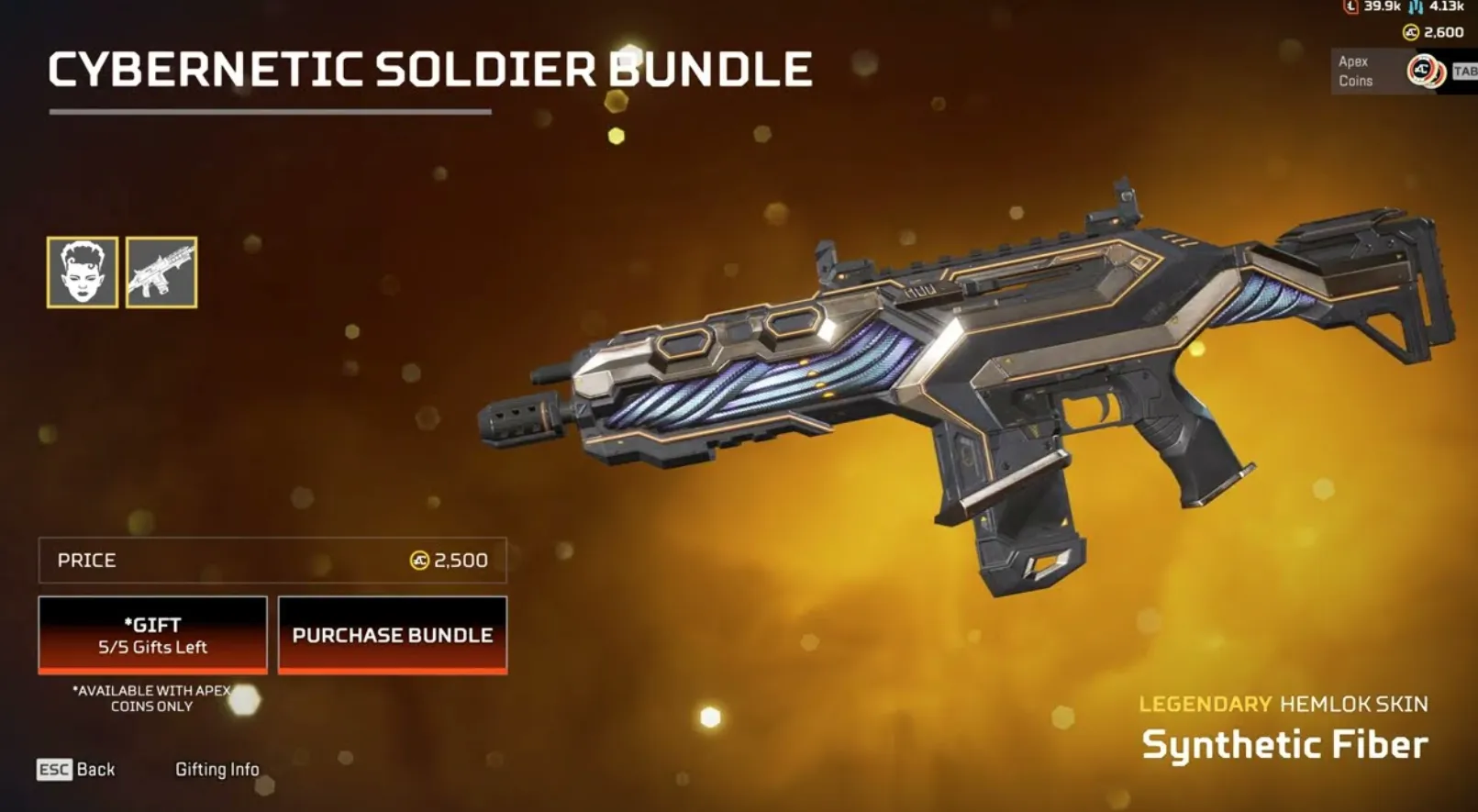 Synthetic Fiber apex legends